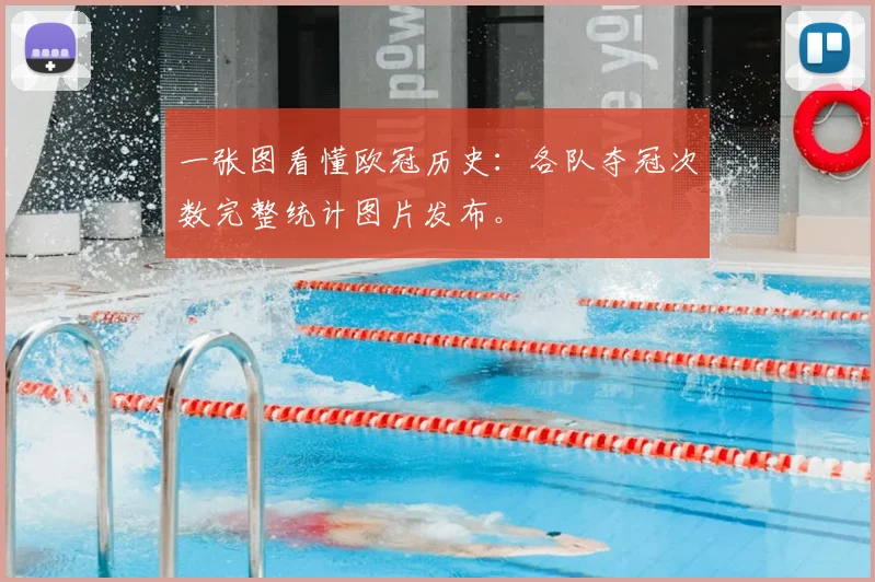 一张图看懂欧冠历史：各队夺冠次数完整统计图片发布。